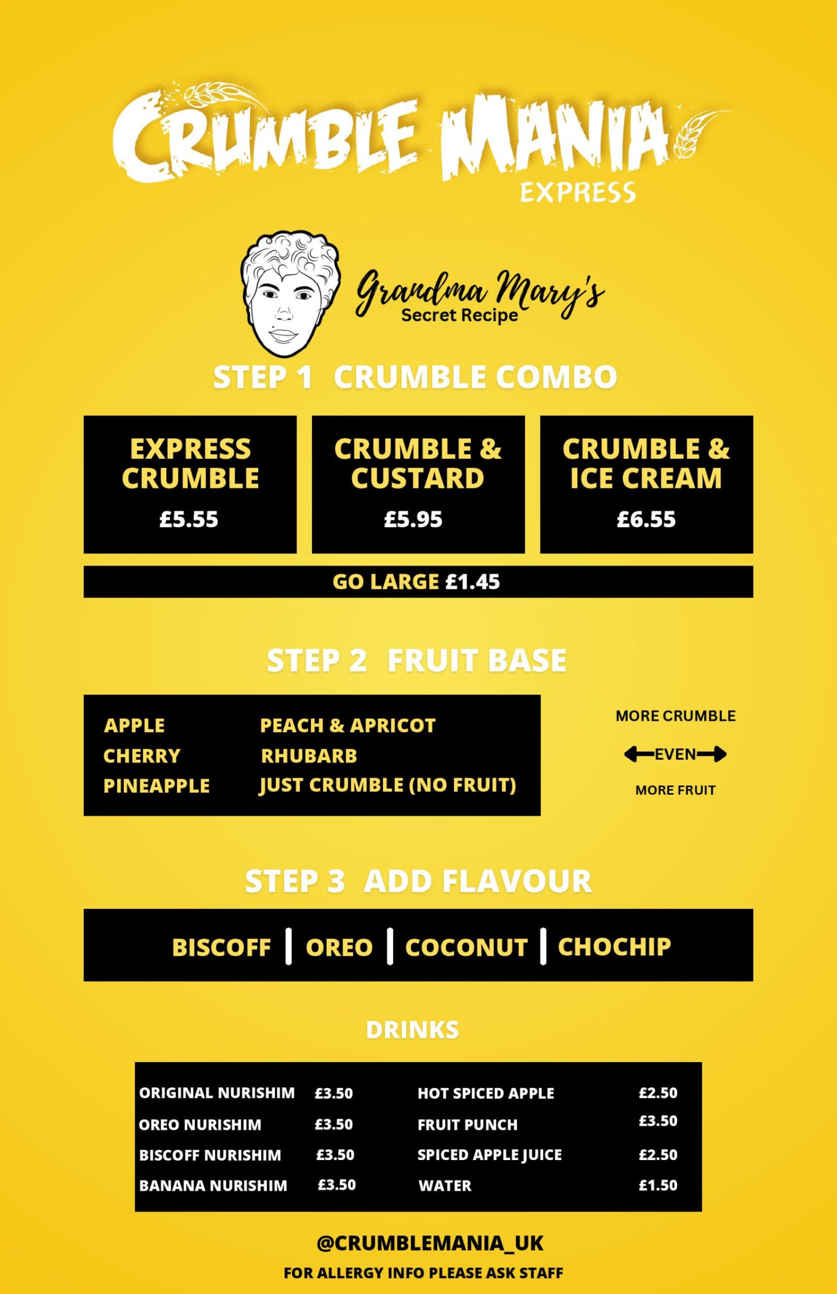 Crumble Mania Express - BOXPARK